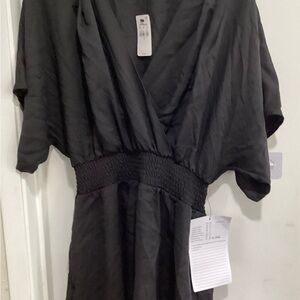 Express Black Midi Dress